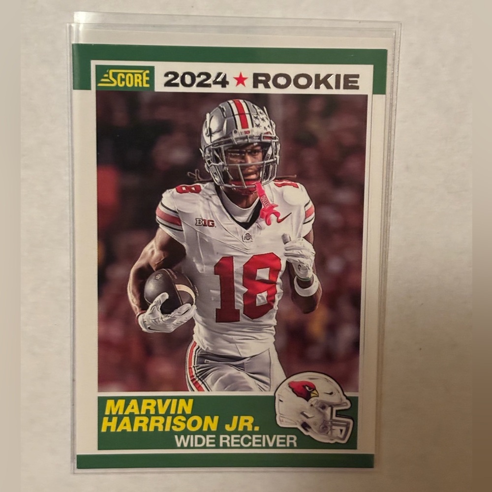 Marvin Harrison Jr. 2024 Score Rookie card No 4